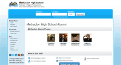 Desktop Screenshot of methactonhighschool.org